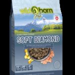 Hundefutter getreidefrei mit Alpenhühnchen 12kg Trockenfutter WILDBORN Soft Diamand