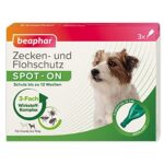 Zecken-Und Flohschutz Spot-on f.kleine Hunde 3 ml Tropfen