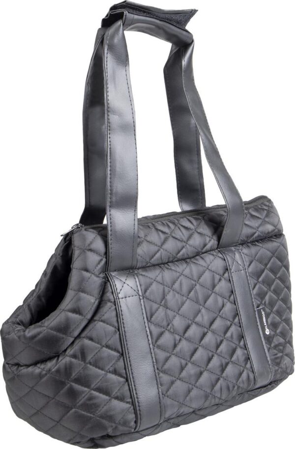 Flamingo Hundetragetasche Bailey Schwarz 38c20x18cm