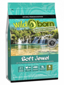 Hundefutter getreidefrei mit Hühnchen + Fisch 1,5 kg Trockenfutter WILDBORN Soft Jewel
