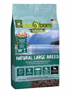 Hundefutter getreidefrei für grosse Rassen 8kg Trockenfutter WILDBORN Natural Large Breed