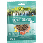 Hundefutter getreidefrei mit Hühnchen + Fisch 50g Trockenfutter WILDBORN Soft Jewel MAXI