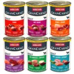 animonda GranCarno Adult Herzhafte Variation (6 x 400 g), Hunde Nassfutter für ausgewachsende Hunde, Nassfutter für Hunde mit 100 % frischen, fleischlichen Zutaten, Hundefutter ohne Getreide