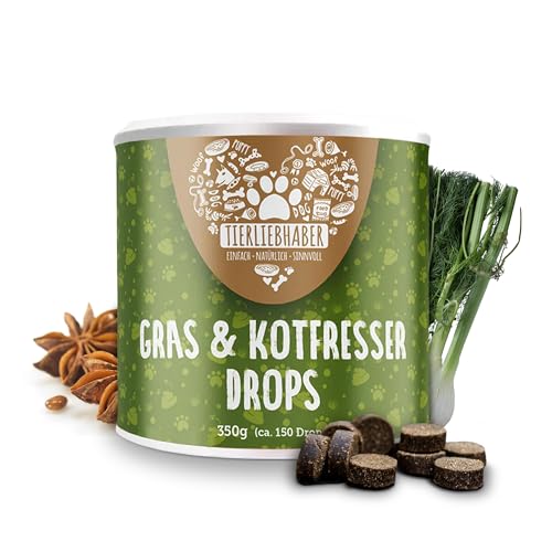 Tierliebhaber Gras- & Kotfresser Drops für Hunde 350g