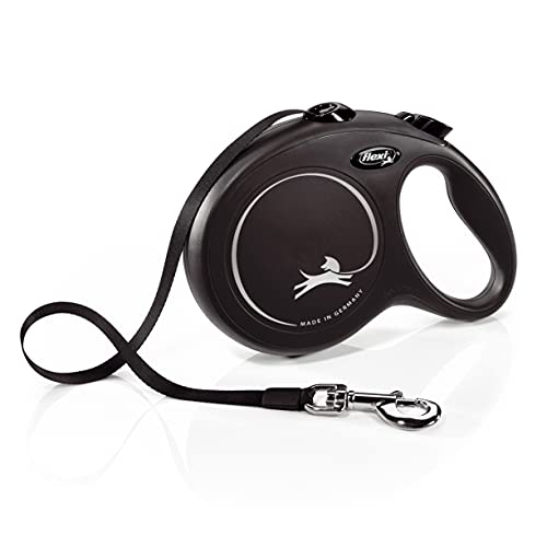flexi New Classic L Gurt 8 m schwarz für Hunde bis 50 kg