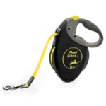 flexi Giant L Gurt 8 m für Hunde bis 50 kg, schwarz/neongelb